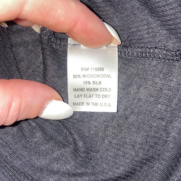 Society for Rational Dress razor back tank top w/ metal loops. Feels like Butta - Picture 7 of 7